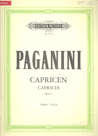 Capricen op.1 fr Violine solo