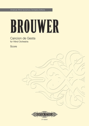 Brouwer, L. Cancion de gesta fr Blserorchester (1979), P. Cancion de gesta (P)