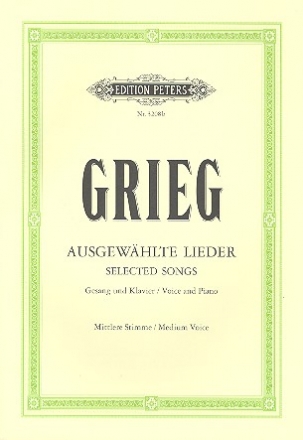 60 ausgewhlte Lieder fr mittlere Singstimme und Klavier (dt)