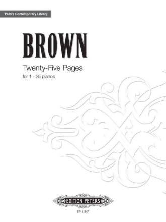 Brown, E. Twenty-Five Pages f. 1 bis..., Klav. (1-25, Einz. Twenty-Five Pages