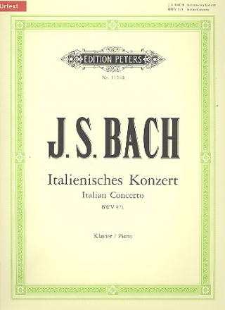 Italienisches Konzert BWV971 fr Klavier