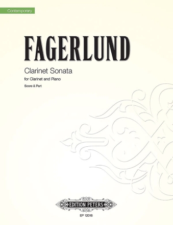 Fagerlund, S. Sonata f. clarinet a. pia..., P., Klar. (in B, GH. Son. f. clar.... (P / E)