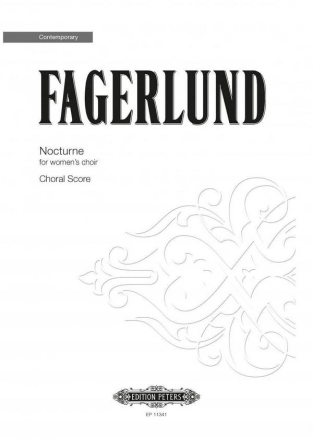 Fagerlund, S. Nocturne f. women's choir..., CP., 1. S. (Ch., GH. Noct. f. women's... (CP)