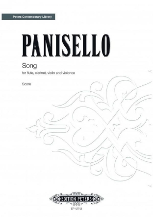 Panisello, F. Song f. flute, clarine..., P., Fl., Klar., V., GH. Song f. flute... (P / E)