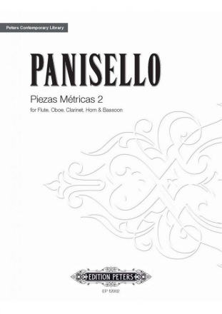 Panisello, F. Piezas Mtricas 2 f...., P., Fl., Ob., Klar., GH. Piezas Mtr. 2... (P / E)