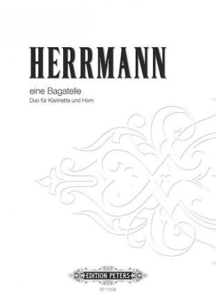 Herrmann, A. Eine Bagat. - Duo f. Klarin. u. Hor..., SP., Einz. Eine Bag. - Duo f.... (SP)