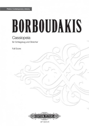 Borboudakis, M. Cassiop. f. Schlagz. u. S..., Partitur, Broschiert Cassiopeia