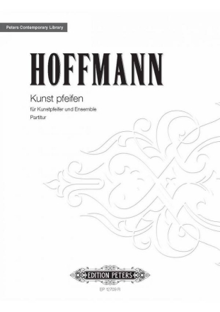 Hoffmann, R. Kunst pfeifen f. Kunstpf. u. Ensem..., P., Brosch. Kunst pfeifen