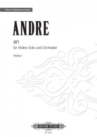 Andre, M. an for violin and orchestra, Partitur, Gebunden an (P)