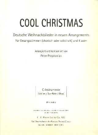 Cool Christmas fr Gesang und Instrumente (Klavier) C-Instrumente (Violine, Flte, Oboe)