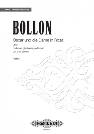 Bollon, Fabrice Oscar und die Dame in Rosa Oper Partitur