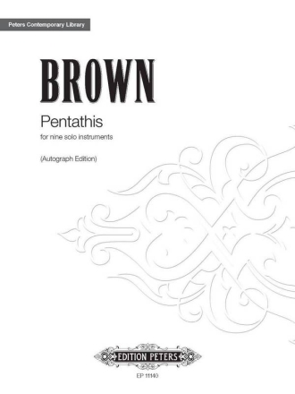 Brown, Earle Pentathis fr Kammerensemble Partitur