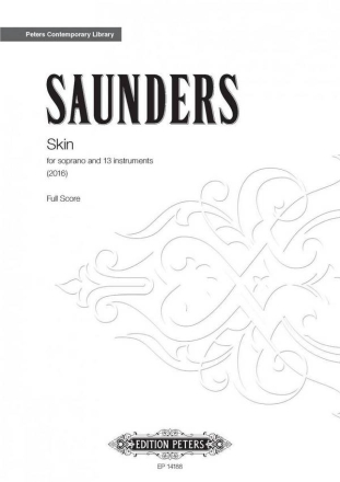 Skin for soprano und 13 instruments score (large size)