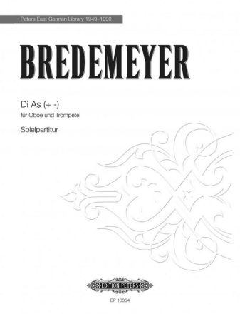 Bredemeyer, Reiner Dias fr Oboe und Trompete Partitur