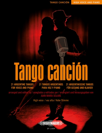 Tango cancin fr hohe Stimme und Klavier