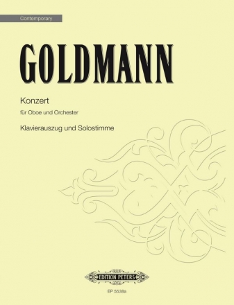 Goldmann, Friedrich, Konzert fr Oboe und Orchester Instrumental Solo/Orchestra Score & Instrumental Parts