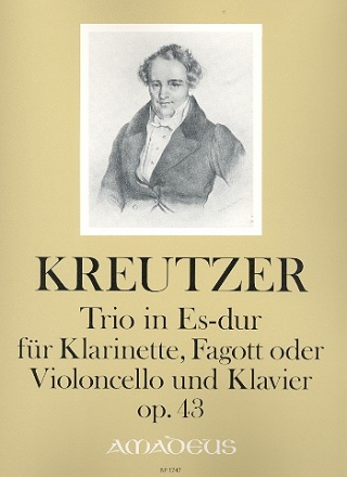 Trio Es-Dur op.43 fr Klarinette, Fagott (Violoncello) und Klavier Partitur und Stimmen