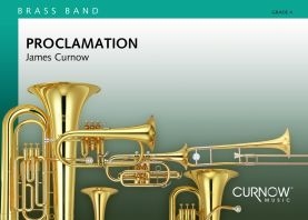 James Curnow, Proclamation Brass Band Partitur + Stimmen