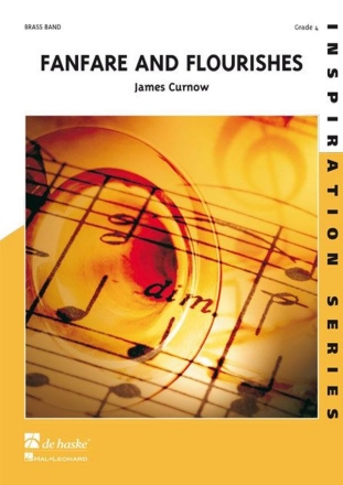 James Curnow Fanfare and Flourishes Brass Band Partitur