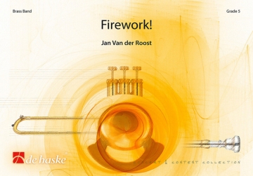 Jan Van der Roost Firework Brass Band Partitur + Stimmen