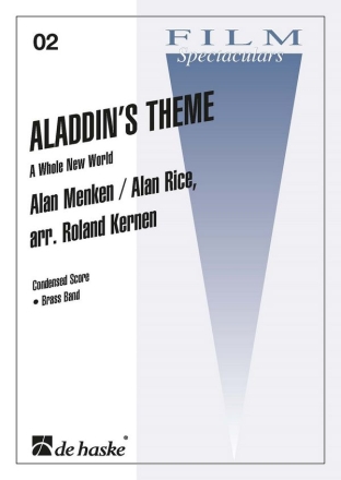 Alan Mencken Aladdin's Theme Brass Band Partitur + Stimmen