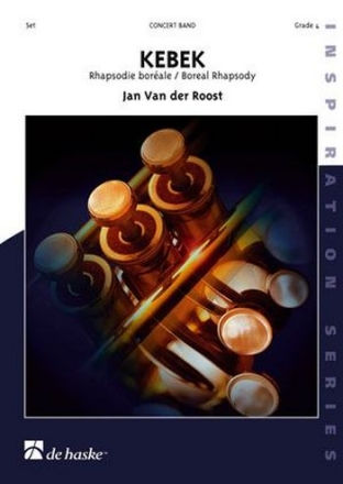 Jan Van der Roost Kebek Concert Band Partitur + Stimmen + CD