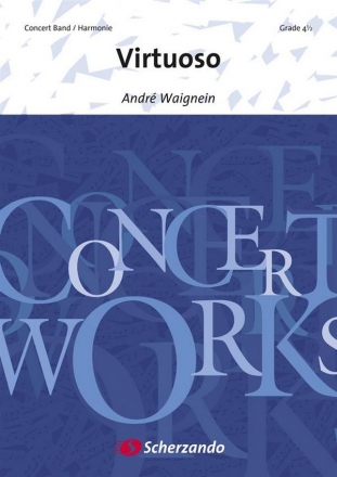 Andr Waignein, Virtuoso Concert Band/Harmonie and Clarinet Partitur + Stimmen