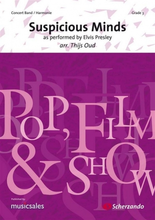 1107-04-140MS  Elvis Presley, Suspicious Minds fr Blasorchester Partitur