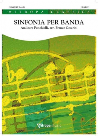 Amilcare Ponchielli, Sinfonia per Banda Concert Band/Harmonie Partitur + Stimmen