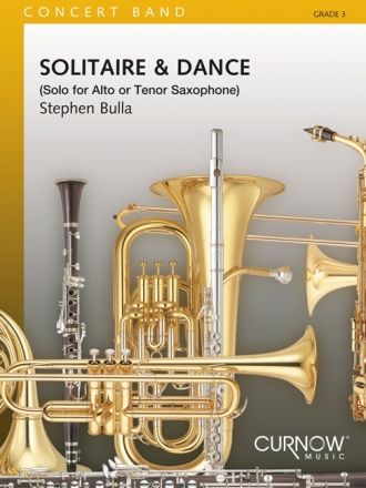 Stephen Bulla, Solitaire & Dance Concert Band/Harmonie Partitur + Stimmen