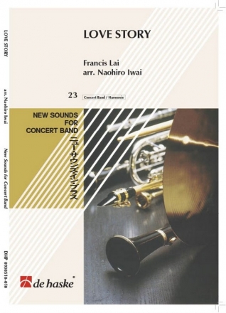 Francis Lai Love Story Concert Band/Harmonie Partitur + Stimmen