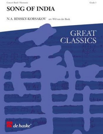 Nikolai Rimsky-Korsakov Song of India Concert Band/Harmonie Partitur