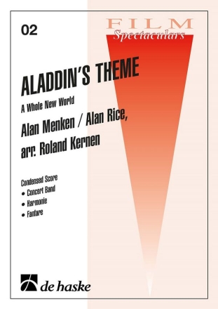 Alan Mencken Aladdin's Theme Concert Band/Harmonie/Fanfare Partitur