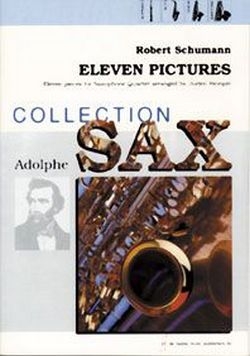 11 Pictures for saxophone quartet score and parts