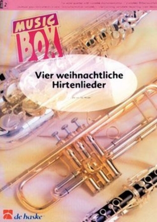 Traditional Vier weihnachtliche Hirtenlieder Flexible Wind Quintet Partitur