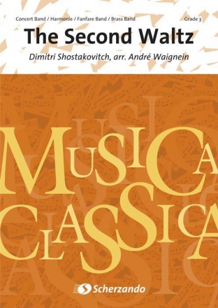 Dimitri Shostakovich, The Second Waltz Fanfare Partitur + Stimmen