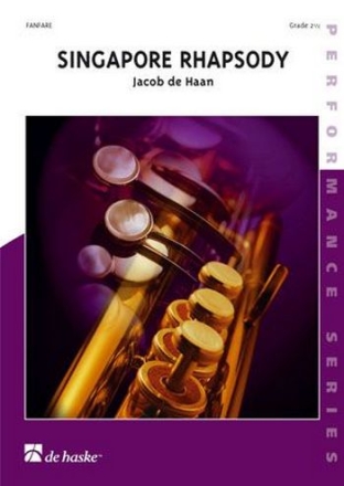 Jacob de Haan Singapore Rhapsody Fanfare Partitur + Stimmen