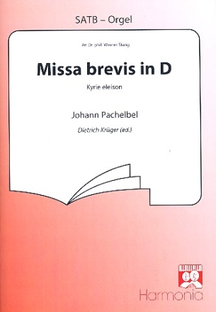 Missa brevis D-Dur fr gem Chor und Bc Partitur