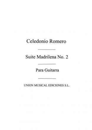 Suite Madrilena No.2 Gitarre Buch