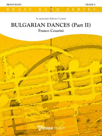 Franco Cesarini, Bulgarian Dances (Part II) Brass Band Partitur