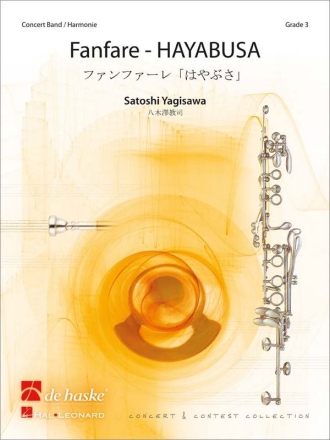 Satoshi Yagisawa Fanfare - HAYABUSA Concert Band/Harmonie Partitur + Stimmen