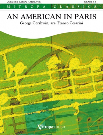 George Gershwin, An American in Paris Concert Band/Harmonie Partitur + Stimmen