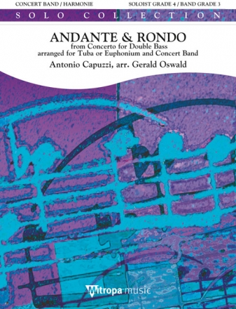 Antonio Capuzzi, Andante & Rondo Concert Band/Harmonie Partitur + Stimmen