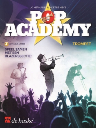 Jo Hermans_Wietse Meys Pop Academy [NL] - Trompet Trumpet Buch + Online-Audio