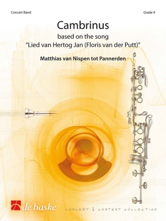 Matthias van Nispen tot Pannerden Cambrinus Concert Band/Harmonie Partitur + Stimmen