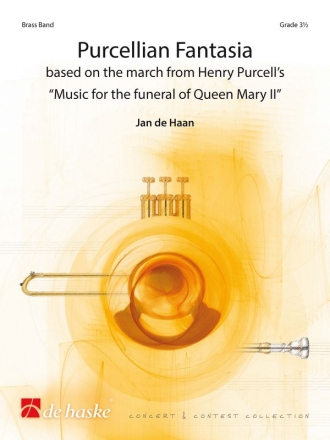 Jan de Haan Purcellian Fantasia Brass Band Partitur + Stimmen