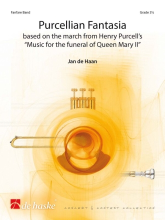 Jan de Haan Purcellian Fantasia Fanfare Band Partitur