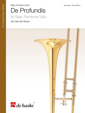 Jan Van der Roost De Profundis Bass Trombone Solo Buch