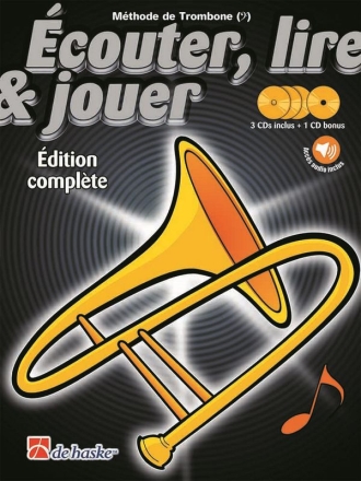 couter, lire & jouer d. complte Trombone Posaune Buch mit 4 CDs & Audio-Online