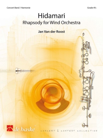 Jan van der Roost Hidamari Concert Band/Harmonie Partitur + Stimmen